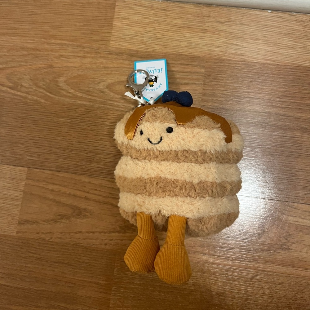Sold out Jellycat Amuseables Fran Pancakes Bag CharmFAO Schwarz Diner Exclusive